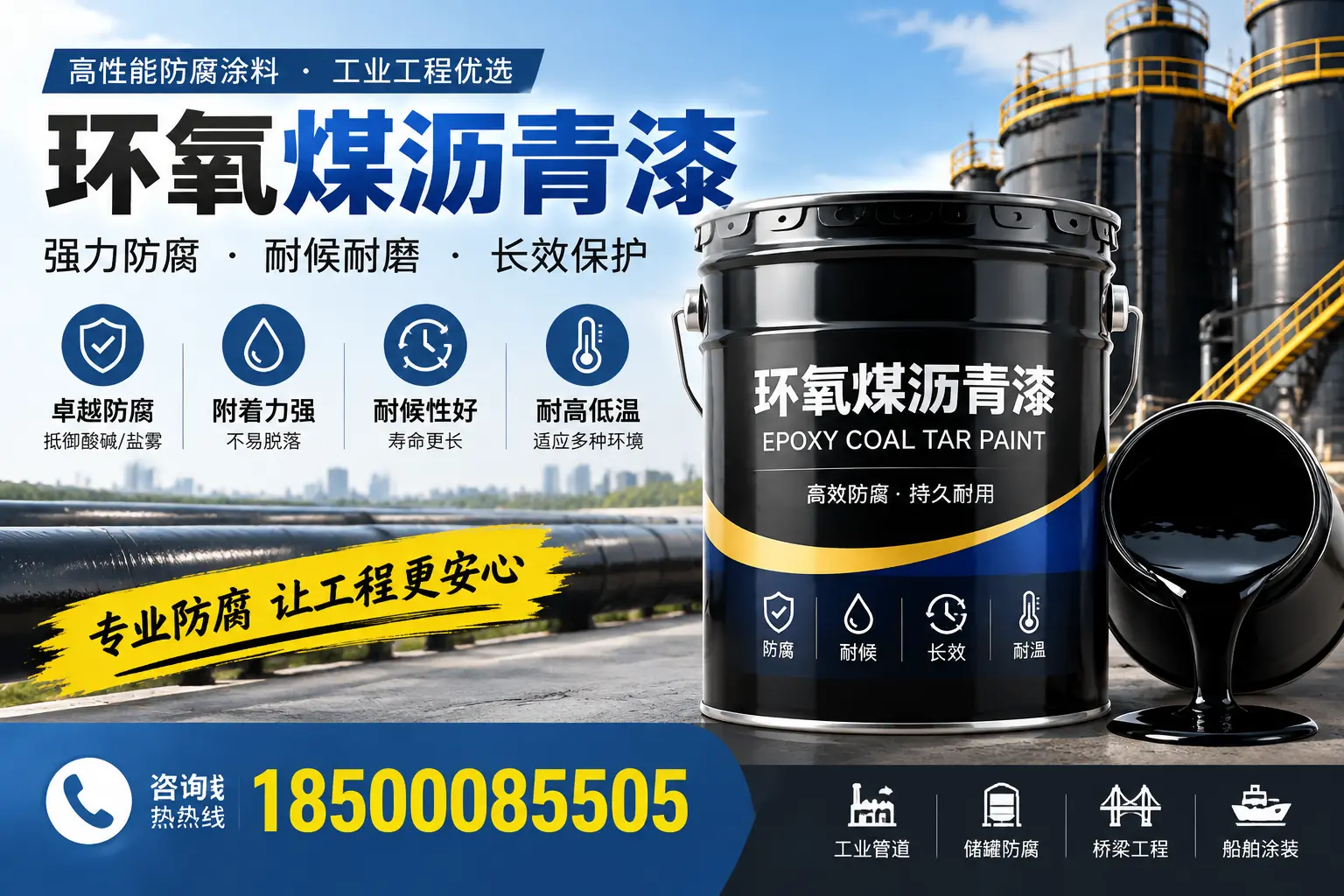 环氧煤沥青漆的施工方法与注意事项，确保在安康顺利完成